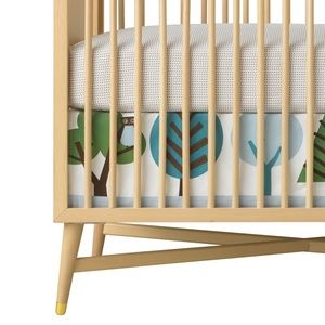 NEW DwellStudio Owls Trees Nursery Crib Skirt